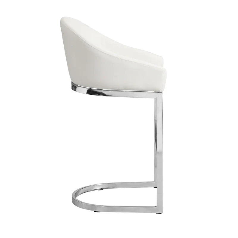 Tabouret de comptoir rembourré Siena 26 pouces