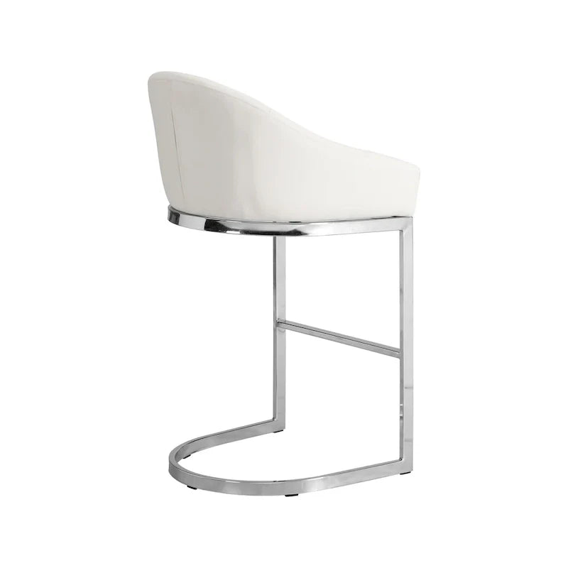 Tabouret de comptoir rembourré Siena 26 pouces