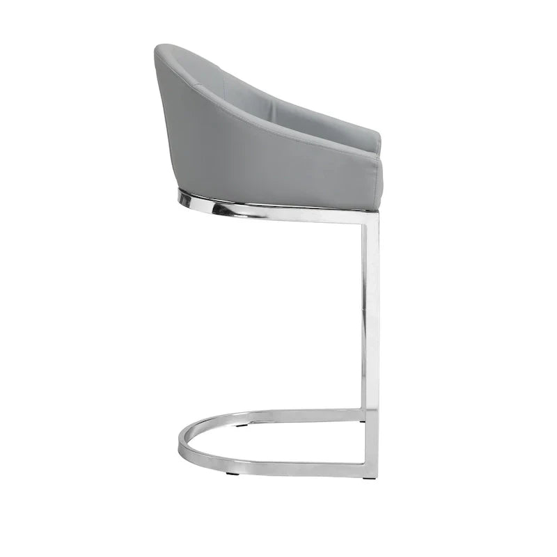 Tabouret de comptoir rembourré Siena 26 pouces