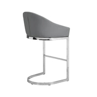 Tabouret de comptoir rembourré Siena 26 pouces
