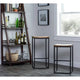Tabouret sans dossier en bois et fer Jarrell de Carbon Loft