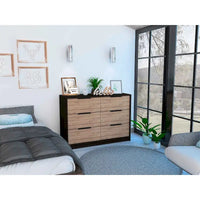 Commode à tiroirs coulissants et à poignées Marion de FM Furniture, quatre tiroirs