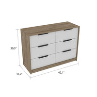 Commode à tiroirs coulissants et à poignées Marion de FM Furniture, quatre tiroirs