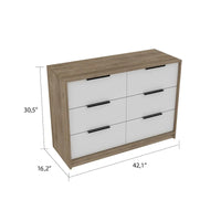 Commode à tiroirs coulissants et à poignées Marion de FM Furniture, quatre tiroirs