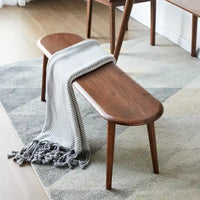 Banc en bois de chêne naturel