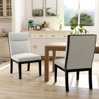 Chaises d'appoint rembourrées contemporaines Zibo de Furniture of America (Lot de 2)