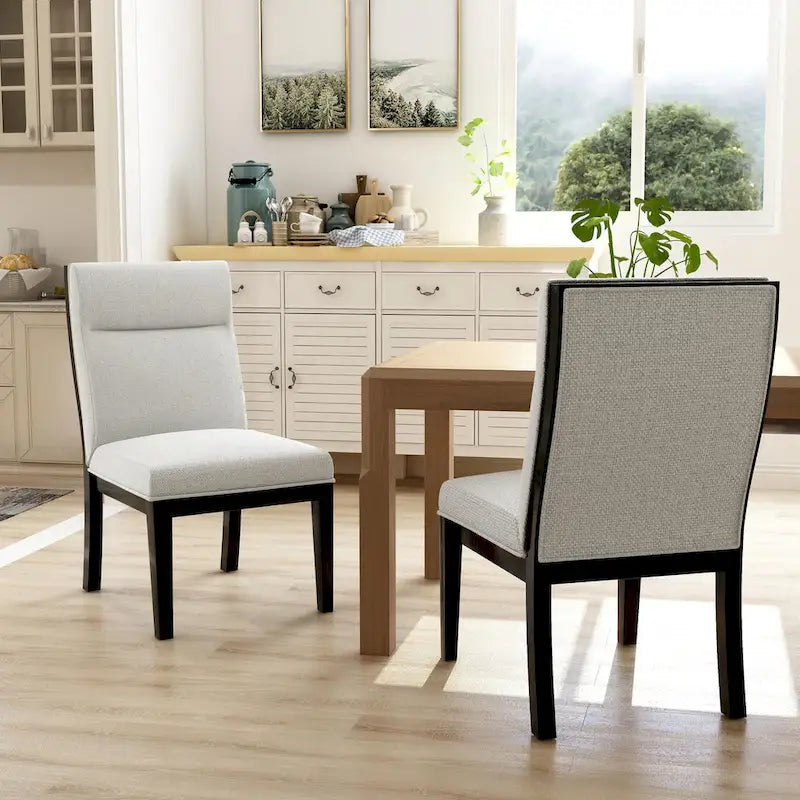 Chaises d'appoint rembourrées contemporaines Zibo de Furniture of America (Lot de 2)
