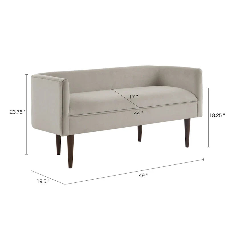 Banc d'appoint Lovisa crème Madison Park