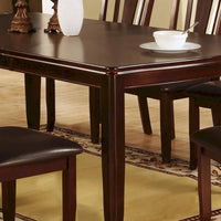 Furniture of America Betsy Table à manger extensible en bois 78 pouces espresso