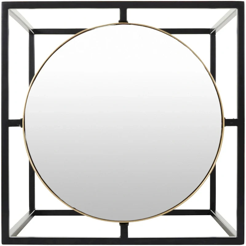 Tables d'appoint gigognes avec miroir Karley - 53,34H x 53,34L x 53,34P cm, 48,26H x 48,26L x 48,26P cm
