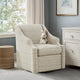 Madison Park Benton Fauteuil coulissant pivotant 360 degrés tan