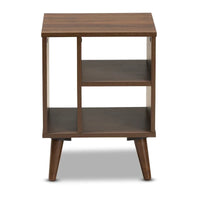 Table d'appoint moderne en noyer Carson Carrington Bankekind