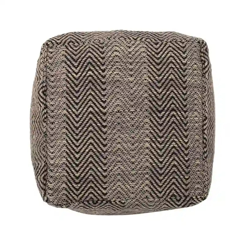 Bowmont pouf cube en coton fabrique main par Christopher Knight Home