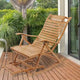 Très grand fauteuil à bascule, cadeaux pour personnes âgées, transat de jardin stable, chaises de terrasse pliables