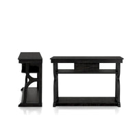 Console à 3 étagères ouvertes en chêne noir DH BASIC Farmhouse de 47 po par Denhour