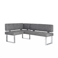 Coin repas réversible Somette Gene gris foncé - 48.81 X 71.25 X 33.46