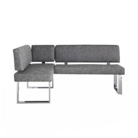 Coin repas réversible Somette Gene gris foncé - 48.81 X 71.25 X 33.46