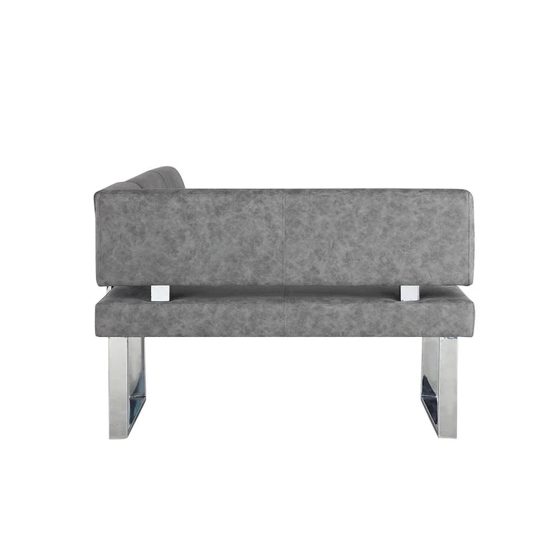 Coin repas réversible Somette Gene gris foncé - 48.81 X 71.25 X 33.46