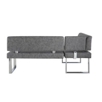 Coin repas réversible Somette Gene gris foncé - 48.81 X 71.25 X 33.46
