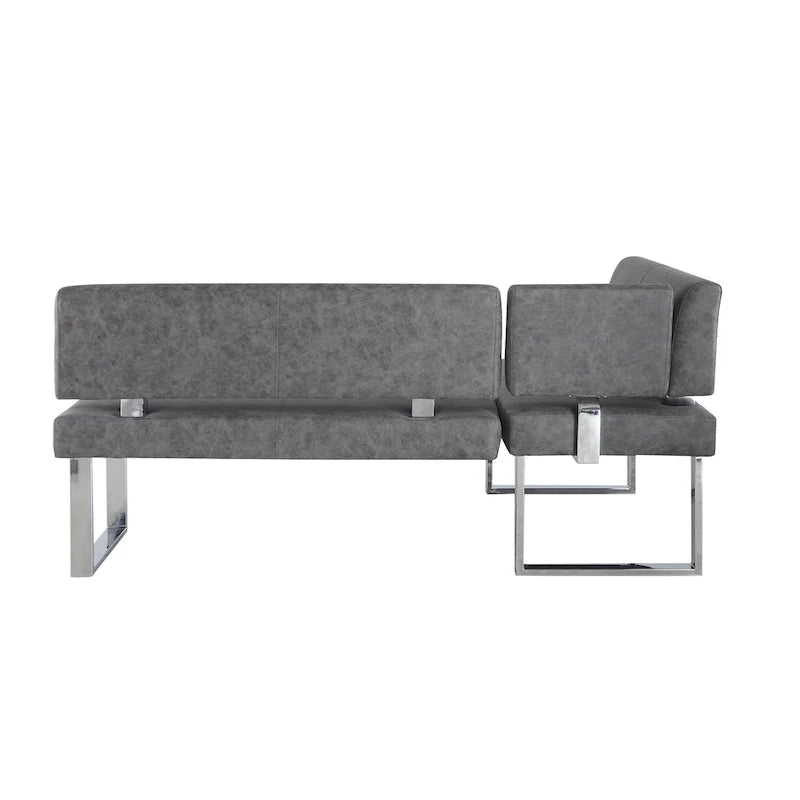 Coin repas réversible Somette Gene gris foncé - 48.81 X 71.25 X 33.46