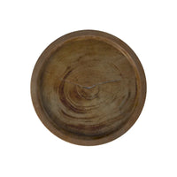 Table d'appoint ronde en bois d'acacia massif naturel par East at Main