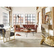 Canapé Chesterfield en cuir pleine fleur Aurelle Home Premier