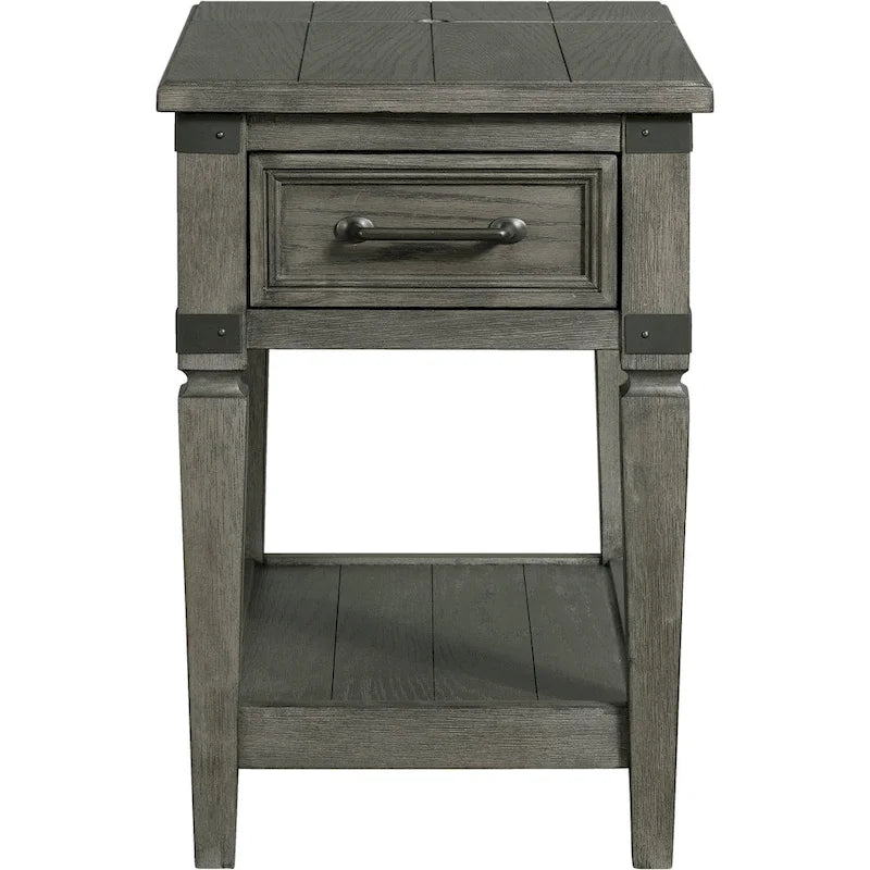 Table d'appoint Foundry Brushed Pewter