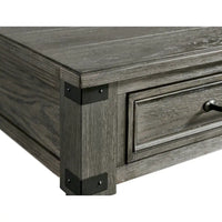 Table d'appoint Foundry Brushed Pewter