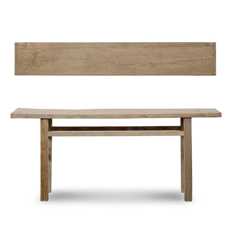 Console vintage Artissance naturel vieilli 72x12x30H