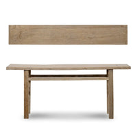Console vintage Artissance naturel vieilli 72x12x30H