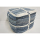 Pouf Marinez en laine et coton Home&Manor
