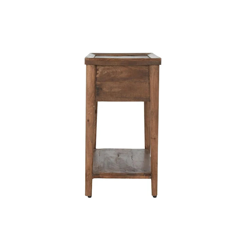Table d'appoint à 1 tiroir Ciara, brune, de Kosas Home