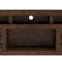 Meuble TV Bridgevine Home Sausalito 72 pouces pour téléviseurs jusqu'à 85 pouces, aucun assemblage requis, finition Whiskey