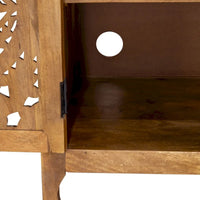 Meuble TV d'appoint Marisol miel vieilli 4 portes de 188 cm