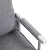 HOMCOM Petit canapé futon avec surface de couchage rabattable confortable pour invités, angles de dossier réglables & design élégant