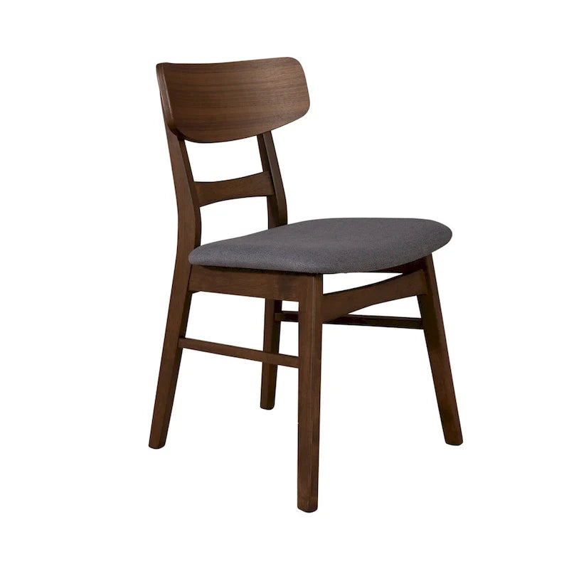 Ensemble de table triangulaire 4 pièces Space Savers noyer satiné