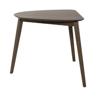 Ensemble de table triangulaire 4 pièces Space Savers noyer satiné