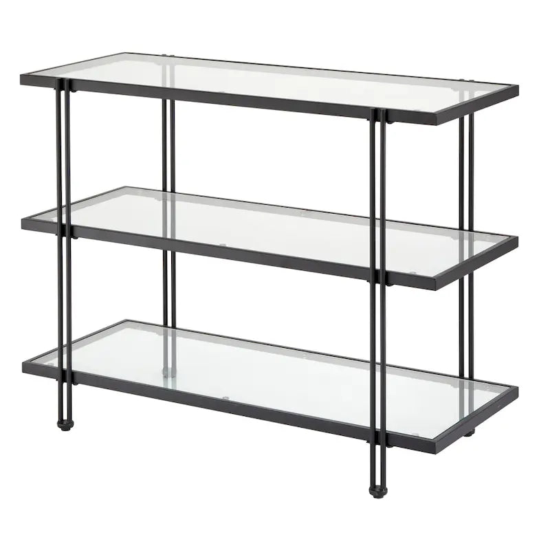 Table basse Lifestorey Folio en métal et verre