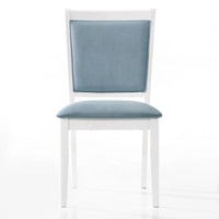 Ensemble de salle à manger luxueux 7 pièces à bandes diamant en cristal CraftPorch
