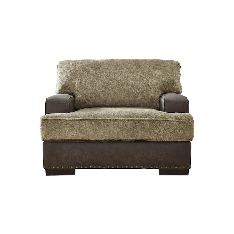 Fauteuil une place et demie Ashley Alesbury Chocolate Signature Design - 49 po larg. x 44 po prof. x 40 po haut.