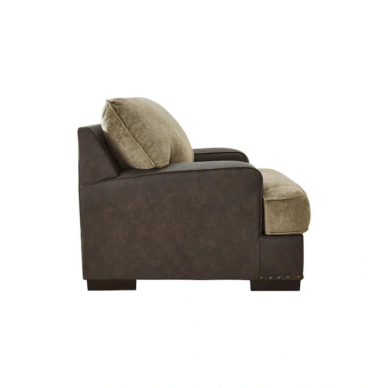 Fauteuil une place et demie Ashley Alesbury Chocolate Signature Design - 49 po larg. x 44 po prof. x 40 po haut.