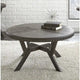 Table basse industrielle Steve Silver Avilla en bois gris et métal