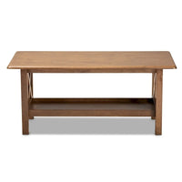 Table basse Ruanbay brun noyer Copper Grove