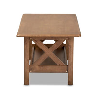 Table basse Ruanbay brun noyer Copper Grove