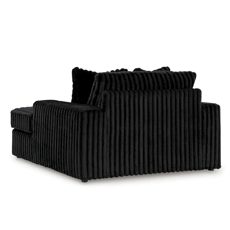 Méridienne Surdimensionnée Roundhill Furniture Azulu, avec Porte-Gobelets et Chargement USB