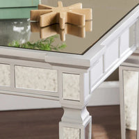 Table d'appoint carrée miroir SEI Furniture Olivia Glam