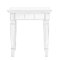 Table d'appoint carrée miroir SEI Furniture Olivia Glam