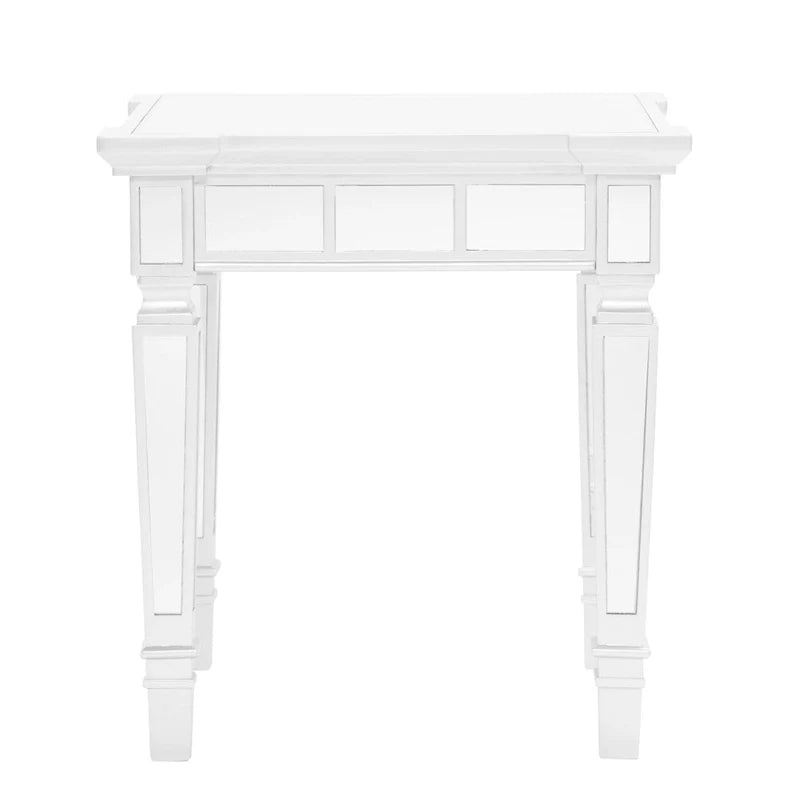 Table d'appoint carrée miroir SEI Furniture Olivia Glam
