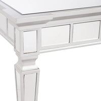 Table d'appoint carrée miroir SEI Furniture Olivia Glam