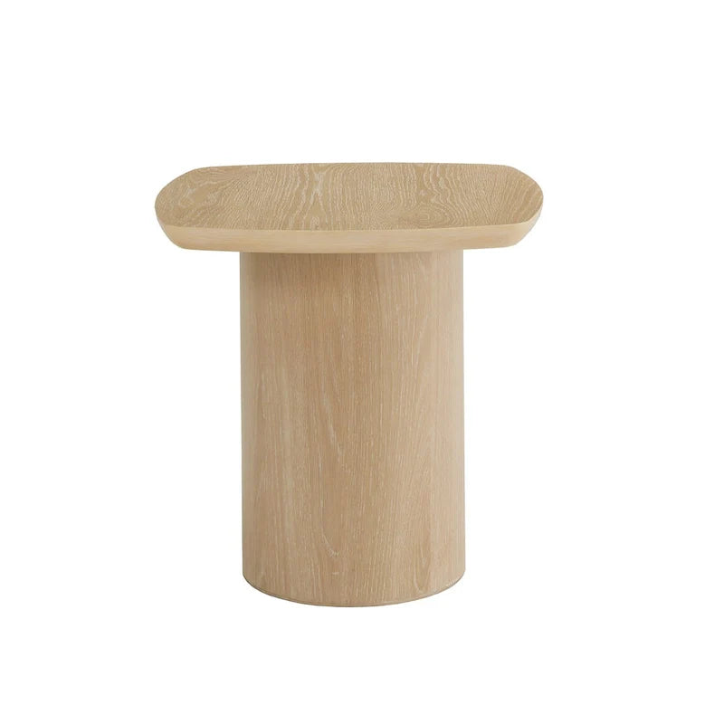 Table d'appoint Edo moderne en chêne par iNSPIRE Q avec pied colonne robuste
